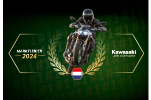 Kawasaki nieuwe marktleider in motoren in Nederland